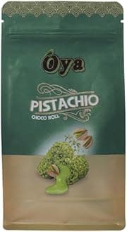 Oya Pistachio Choco Roll 500 Gram with Yummy Cream from Dubai | Diwali Gift Box | Classic Delicious Wafer Roll Sticks with Pistachio Dry fruits and Cocoa Cream, Smooth Crunchy Snacks, Biscuits, Sweet Treats for Kids and Adults | A delicious snack for a cozy tea time or coffee break | The assorted set is perfect for parties, family gatherings, or as a sweet gift for someone special | A sweet gift for chocolate enthusiasts | Imported from UAE. Delicious Mouth Melting Chocolate