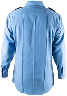 First Class 100% Polyester Two Tone Men's Uniform Shirt