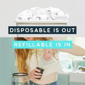 Phox V2 Water Filter | 9-Cup Glass Water Filter Pitcher and Refillable Eco Cartridge Cartridge | 60-Day Supply (Alkaline Pack)