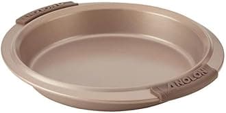 Anolon Bronze Nonstick Baking Pan/Nonstick Cake Pan, Round - 9 Inch, Brown