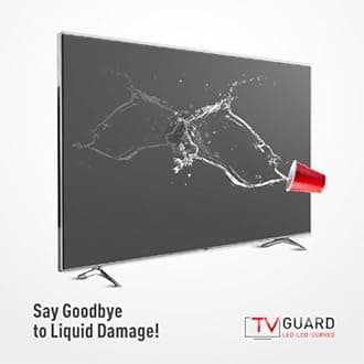 TV GUARD | 100 Inch | TV Screen Protector, Blue Light, Scratch-Resistant, Ultra-Clear, TV Display Protector Fits LED, LCD, OLED, QLED TVs, Easy Installation, Home & Commercial Use