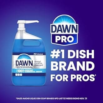 Dawn Professional Manual Pot and Pan Detergent Dish Soap Dishwashing Liquid Concentrate, 38 fl oz (Case of 8)