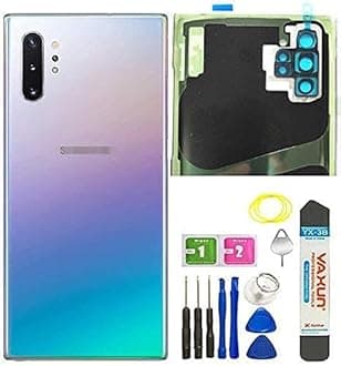 FXDTECH Galaxy Note 20 Ultra 5G All Model Back Cover Glass Replacement Waterproof Housing Door W/Camera Glass Lens and Tape Parts Tools +Eject Pin+Tools (Aura Glow)