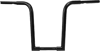 XFMT 1-1/4" Fat Rise Ape Hanger Bar Handlebar Compatible with Harley (Type 3, Black)
