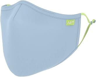 Voyager Reusable Face Mask, Multi-Layer, Washable, Breathable, for Men & Women, Adjustable Ear Loops, 4 colors