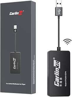 New Wireless CarPlay/Wireless Android Auto Adapter for Aftermarket Android Radio Version 4.4+,Need to install APK on car,Support Wired Mirroring/IOS 15