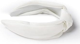 Etercycle Headband for Women, Knotted Wide Headband, Yoga Hair Band Fashion Elastic Hair Accessories for Women (White)