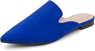 Mules for Women, Slip On Pointed Toe Flats, Womens Mules, Comfortable Backless Loafers for Business Casual, Office, Travel, Walking & Daily Wear, Trendy 2025