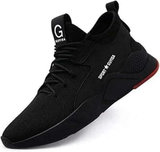 Mens Safety Shoes Boots Steel Toe Cap Work Trainers Sneakers Lightweight Slip Resistant Breathable Protective Boots