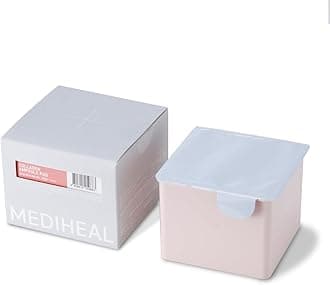 (Only Refill) Mediheal Collagen Ampoule Pad (100 Pads) - Cotton Facial Toner Pads for Skin Firming & Restore Elasticity - Vegan Eco Silk Pad
