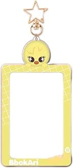 SK Keychain SKZO Series Photo Frame Keychain Idol Small Card Holder