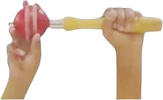 SPOCCO | Cricket Ball Seam Revolution Practice Handle with Rotating Ball- (Pack of 1) - Red Ball | CB12