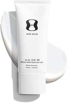 OneSkin FACE SPF OS-01 Peptide Broad Spectrum SPF 30+ Mineral Sunscreen- Scientifically Proven to Protect Skin from UV Aging, Includes Potent Antioxidants (Untinted)