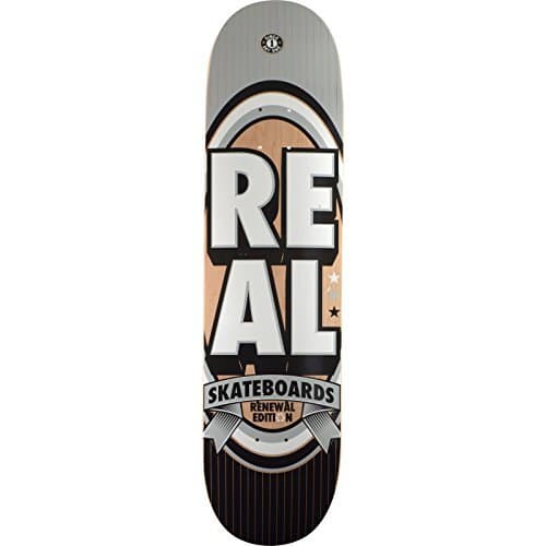 Real Skateboards Renewal Stack Silver Skateboard Deck - 8.06 x 32 by Real Skateboards