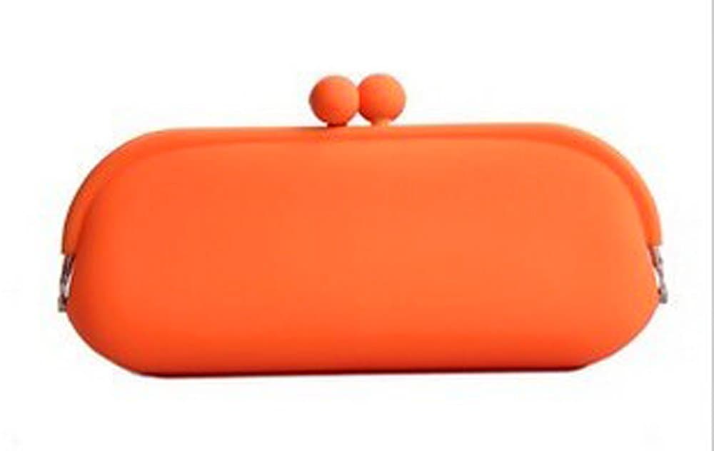 "POCHI 3" Silicone Eyeglass Case (ORANGE)