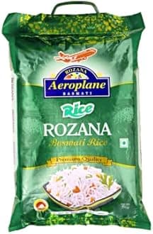 Raw Rozana Basmati Rice Pouch Green 5 kg