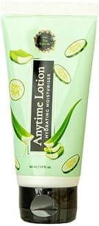 Anytime Lotion | Lightweight Aloe Vera & Cucumber Extract Moisturizer for Instant Hydration and Nourished Skin, Suitable for All Skin Types | 50g