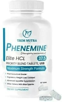 Phen.emine Elite 37.5 Maximum Strength Appetite Support, 60 Tablets – Fast-Acting Diet Formula