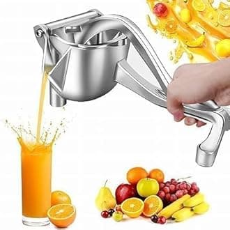 ELYSIUM cart Hand Juicer for Fruits I Heavy Duty Hand Press Manual Juicer I Solid Aluminium Hand Juicer Machine Lemon/Orange/Mosambi Juice squeezer