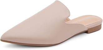 Mules for Women, Slip On Pointed Toe Flats, Womens Mules, Comfortable Backless Loafers for Business Casual, Office, Travel, Walking & Daily Wear, Trendy 2025