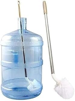 S Cart 360° Rotating Water Can Cleaning Brush for 20l Plastic Bottles, Plastic Water Dispensers, and Water Cans, 20L Can Cleaning Brush, Long Handle Cleaner Brush Pack of 1