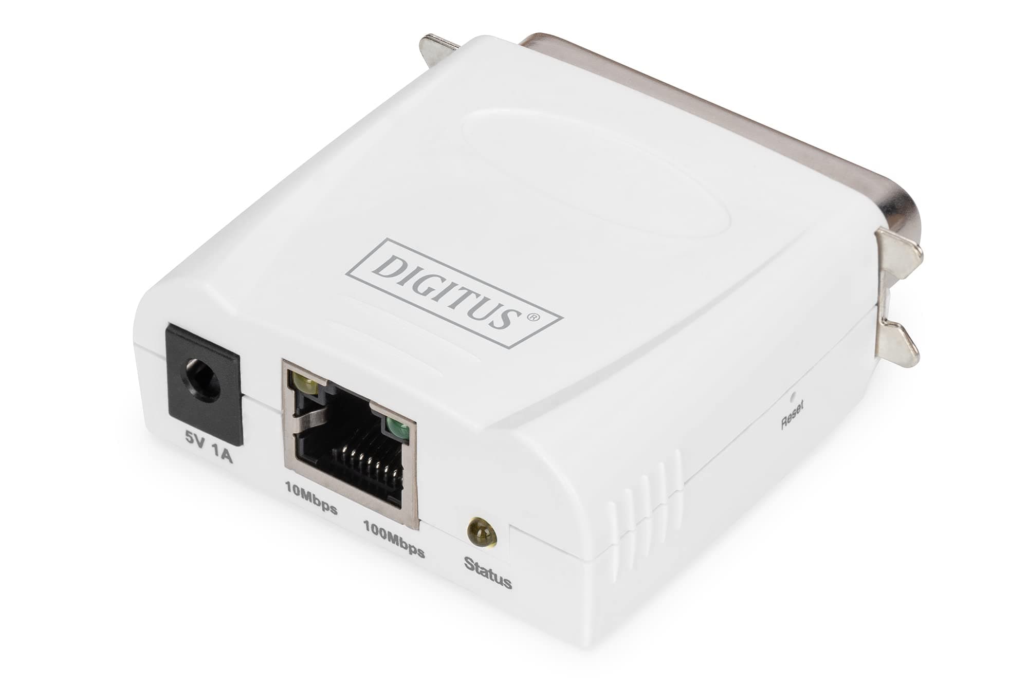 Digitus DN130011 print server Ethernet LAN White