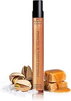 Pheromones Perfumes for Women & Men, No. 62 Pistachio&Salted Caramel Fragrances, Also Mixed of Almond, Heliotrope Jasmine, Vanilla Notes,Travel Size Perfume Oil Spray, 0.34 fl.oz