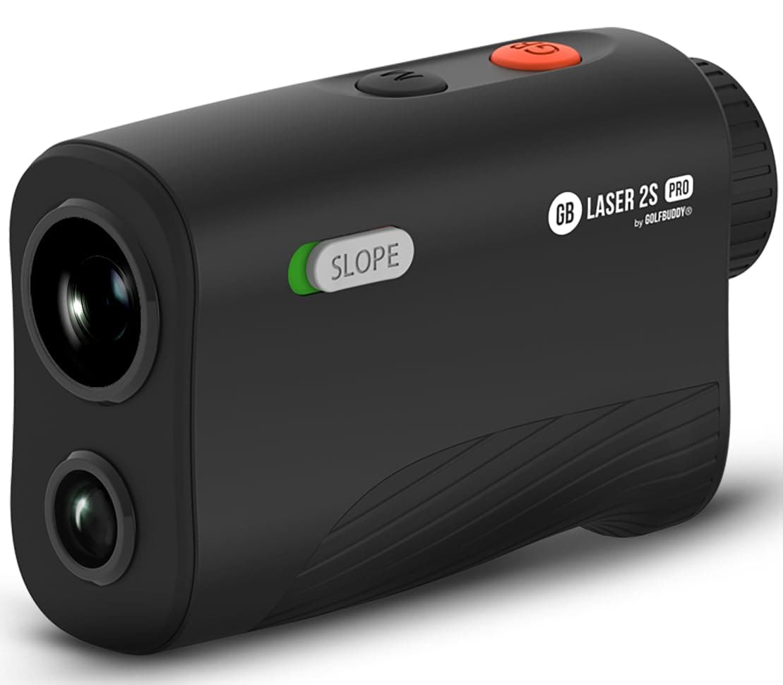 GOLFBUDDY 2S PRO Golf Range Finder with Slope, Measuring from The Cart, 1093 Yard Laser Rangefinder, Magnetic Mount, Pin Finder with Flag Pole Locking Vibration, One Click Scan Mode, Water Proof