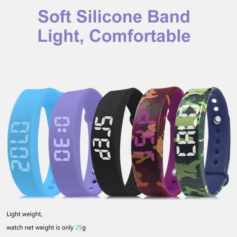 VB150 Vibration Alarm Watch - 15 Vibrating Alarms with Countdown Timer