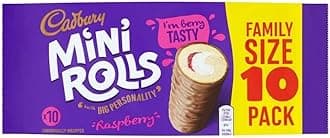 Mini Rolls Raspberry 10 Pack