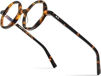 HEPIDEM Acetate Men Vintage Round Optical Glasses Frame Spectacles Optical Eyeglasses Zolman