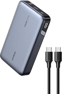 20000mAh 100W Power Bank, Nexode Portable Charger USB C 3-Port PD Fast Charging Battery Pack Digital Display for iPhone 17/16, MacBook, iPad, Galaxy S26 Ultra, Steam Deck, Dell XPS and More