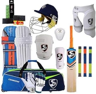 SG Best Sports 100% Original Brand Cricket Complete Set with Accessories in Full Size (Ideal for Senior Players) Cricket Full Kit