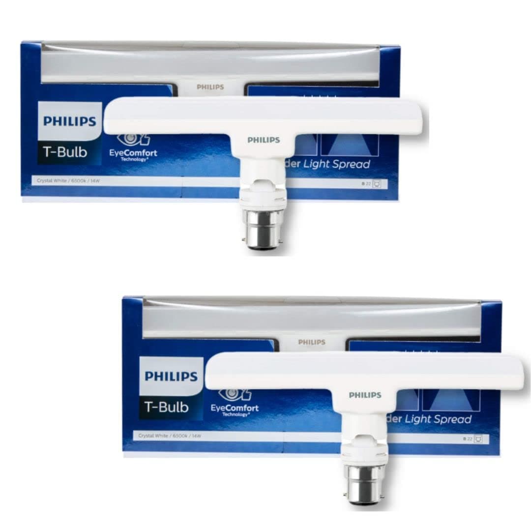 Stellar Bright 10W B22 LED T-Bulb,Cool Day Light , Pack of 2