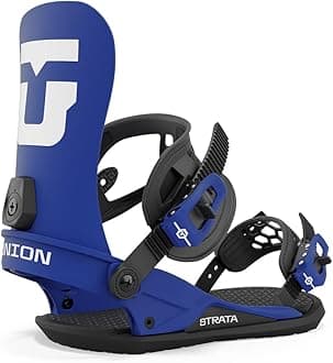 Union Strata Mens Snowboard Bindings, L, Royal Blue