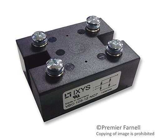 Diodes - Bridge Rectifiers - BRIDGE RECTIFIER 105A 1200V - VBO105-12NO7