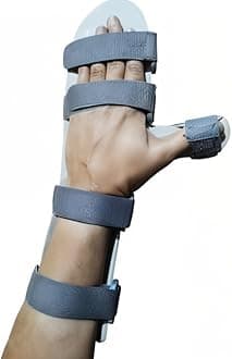- Wrist Hand Support Static Cockup Splint for Stroke, Paralysis, Arthritic Diseases, and Fractures (For Left Hand, L)