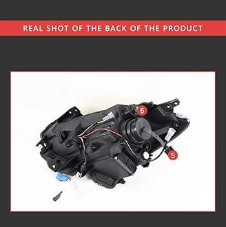 Head Lights Assembly For Swift 2018-2022 Car Lights LED Auto Headlights Assembly Upgrade Dynamic Lamp LHD RHD Bifocal Lens Xenon Accessories Front Lamps (Color : Xenon Bulb, Size : Left Hand Drive)