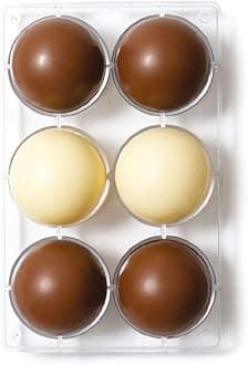 DECORA 0050087 Chocolate Mould Hemisphere Ø 75 275x150x22mm