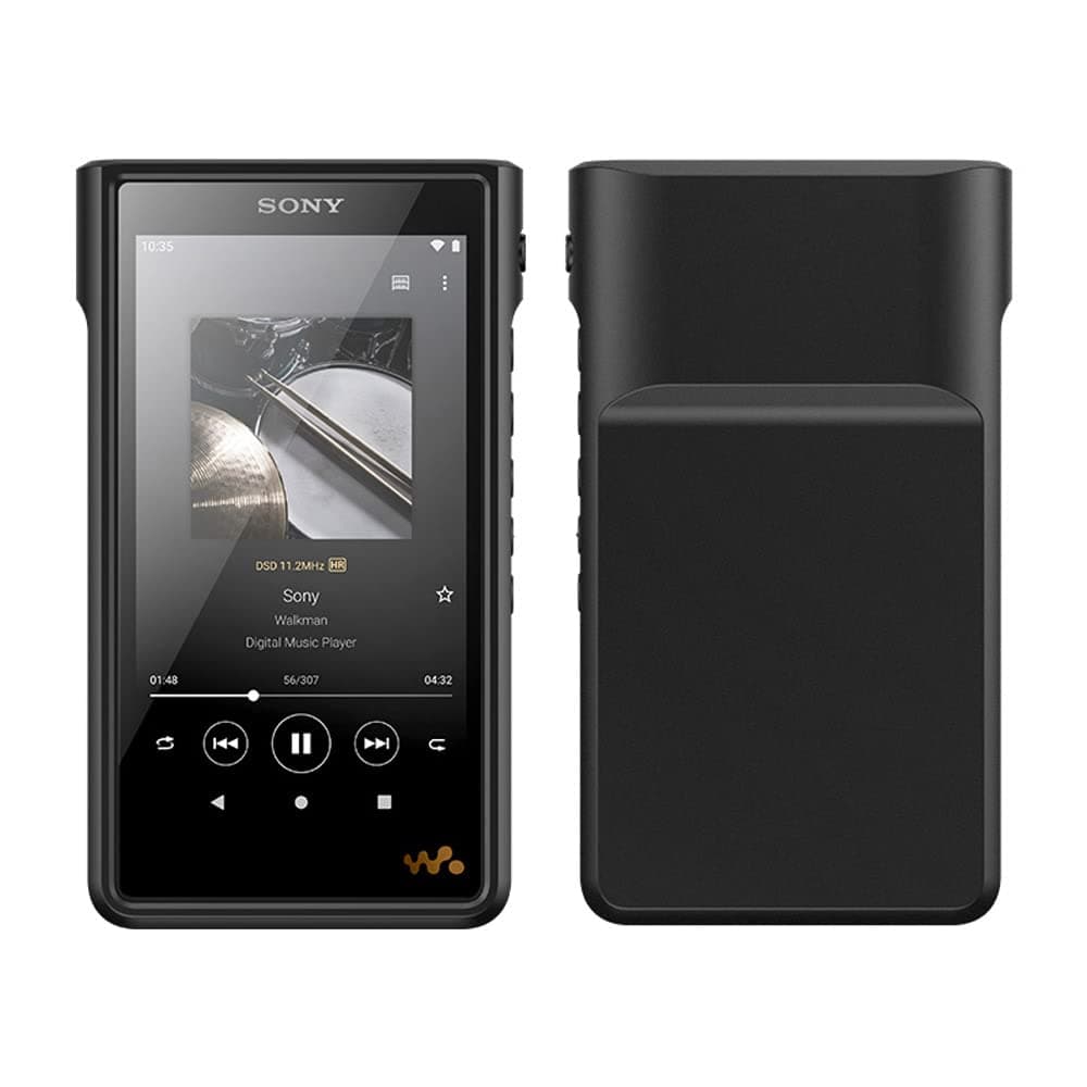 Benks Flexible Slim PC+TPU Protective Armor Shell Skin Case Cover for Sony Walkman NW-WM1AM2 WM1AM2 NW-WM1ZM2 WM1ZM2 (Benks Black case)