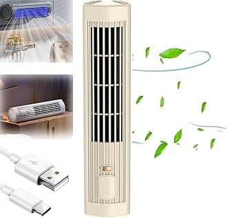 Coldeez Cooling Ace 5.0, Coldeez Cooling Ace, Coldeez Cooling Ace Air Conditioner, Portable Air Conditioner, Cooling Ace with 3 Speeds, For Bedroom Office Bathroom (Khaki)