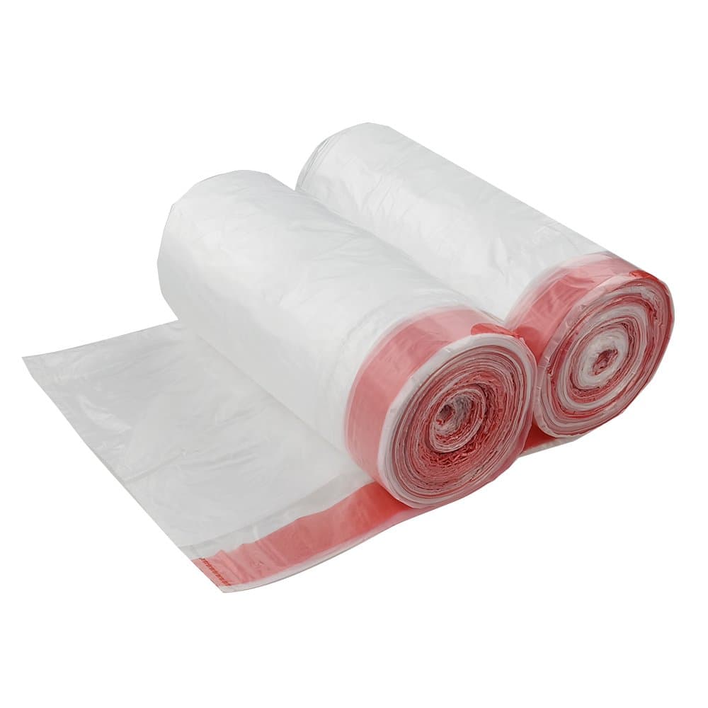 Eudokky6L Bin Liners, Clear Drawstring Bin Bag 6L, 120 Bags