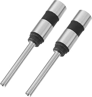 Utoolmart 4mm Paper Punch Drill, Straight Shank Hollow Bit Tool, for Hole Puncher Punching Machine 2Pcs