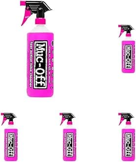 Muc-Off Nano-Tech Bike Cleaner, 1 Litre - Biodegradable Bike Cleaning and Bike Degreaser Spray - Fast-Action Bike Wash for MTB, Road, Gravel, eBikes (Pack of 5)