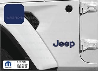 Decal Mods Fender Jeep Fender Flat Overlay Decal Graphic fits Jeep Wrangler JL/JT (2018-2024) (Set of 2) Dark Blue CDB | SJ8Z3