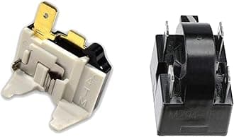 M&M HARIS Compressor Relay (4 Pin) + Overload Protector Suitable for Single Door & Double Door Refrigerators. (100 Ltr to 350 Ltr)
