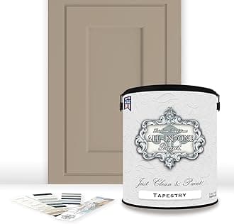 ALL-IN-ONE Paint by Heirloom Traditions, Tapestry (Khaki Brown), Gallon - Durable cabinet and furniture paint. Built in primer and top coat, no sanding needed. Includes our 30 featured color card.