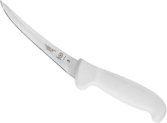 Mercer Culinary Curved Boning Knife, 6 Inch, Ultimate White