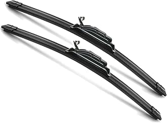 OEM QUALITY 28" + 20" Premium All-Seasons Durable Stable And Quiet Windshield Wiper Blades (Set of 2)