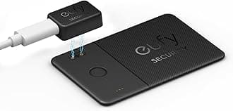 SmartTrack Card E30 (Black, 1-Pack), Rechargeable, Works with Apple Find My (iOS Only), Bluetooth Tracker, Perfect for Wallet, Passport, and Laptop, Water Resistant